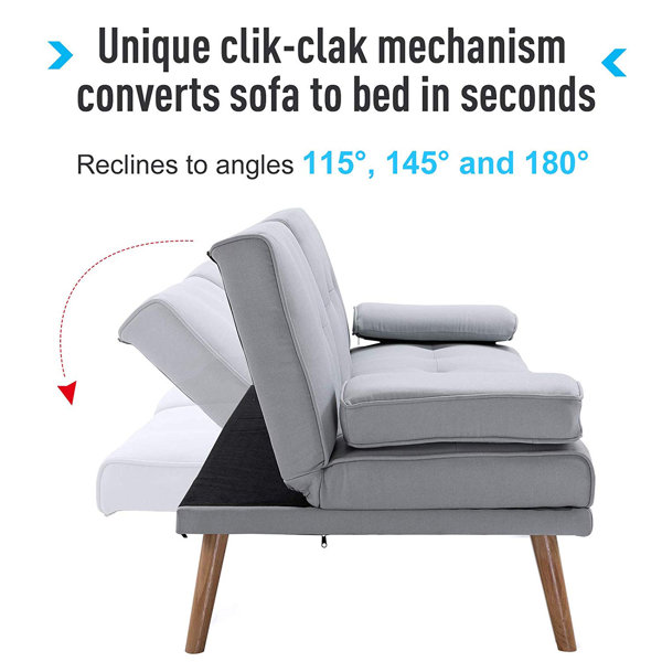 Mikado Living Zenobia Upholstered Sleeper Reviews Wayfair